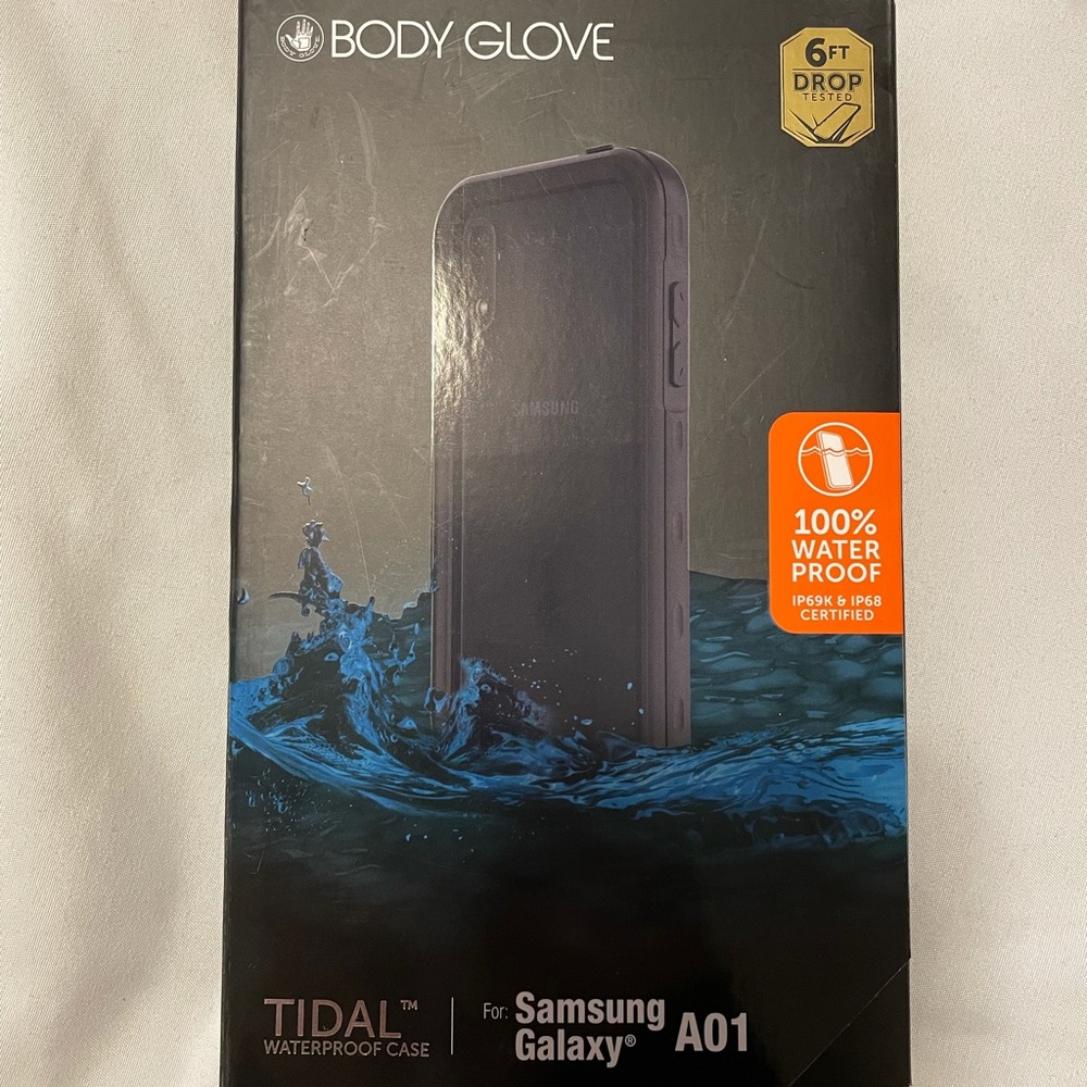 New Body Glove Tidal Waterproof Phone Case for Samsung Galaxy Clear/Black